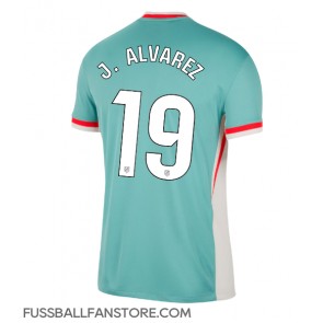 Atletico Madrid Julian Alvarez #19 Replik Auswärtstrikot 2024-25 Kurzarm